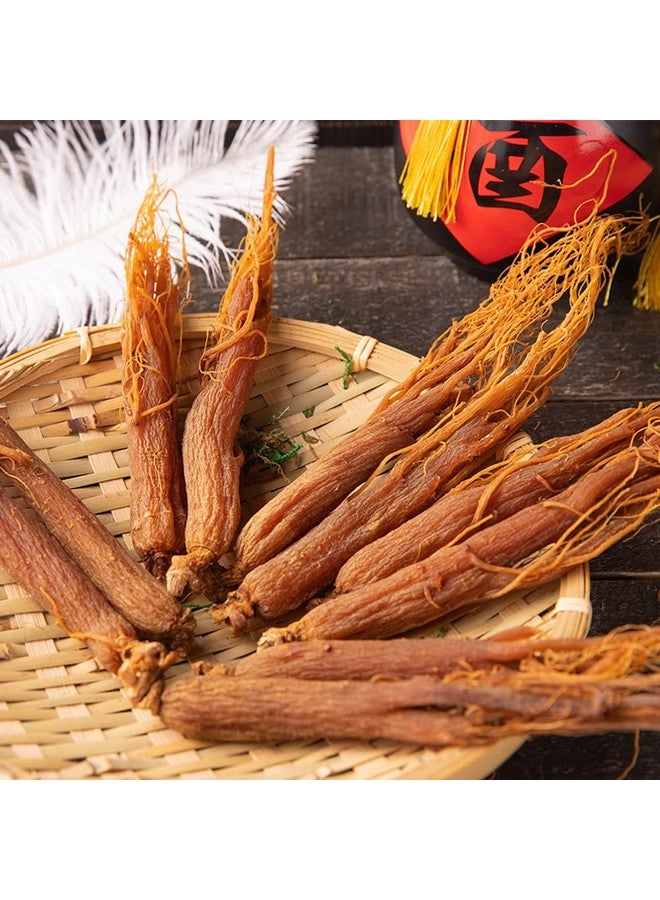 Red Ginseng Roots Whole Root Pieces - Red Panax Ginseng Roots Ginseng Red Ginseng Korean Red Ginseng Supplement Red Ginseng Tea Energy Chews (500 Grams /1.10 lbs) - Image 4