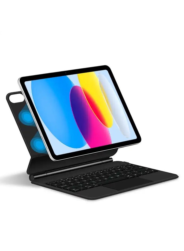 Magic Wireless Keyboard for iPad 10 & 11 2022 & 2025 10.9 (10th & 11th Generation) Arabic + English - Image 2
