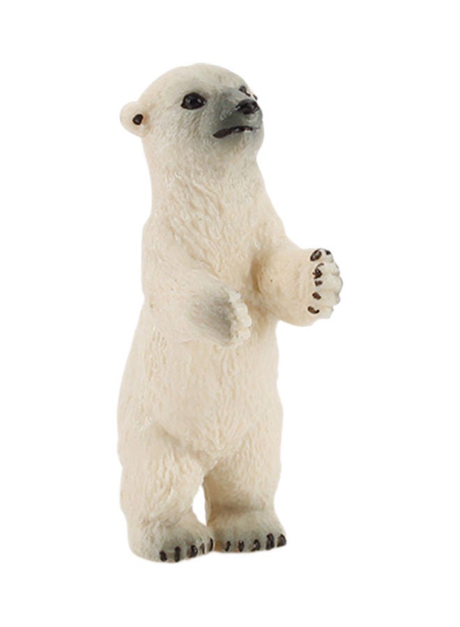 NIBEMINENT Miniature Polar Bear Figure - Image 1