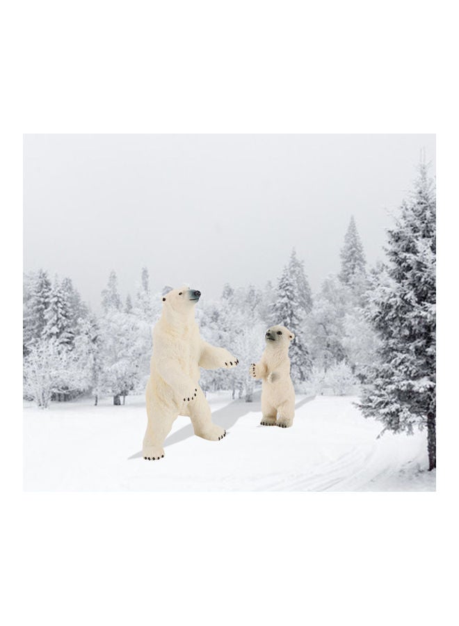 NIBEMINENT Miniature Polar Bear Figure - Image 2