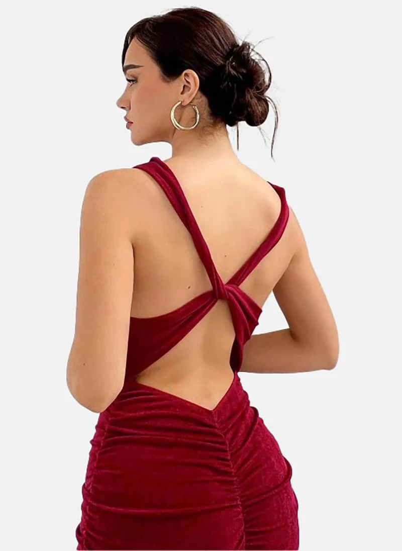 YUNIQEE Velvet Sleeveless Dress
