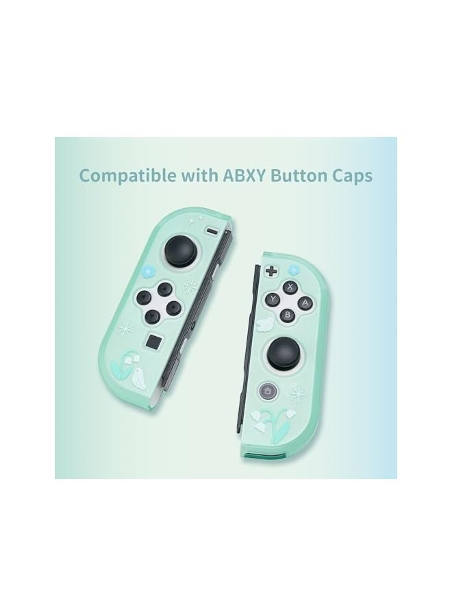 Protective Case for Switch OLED Hard Protective Shell Slim Cover Case Compatible with Switch OLED and Game Console - Lily of The Valley