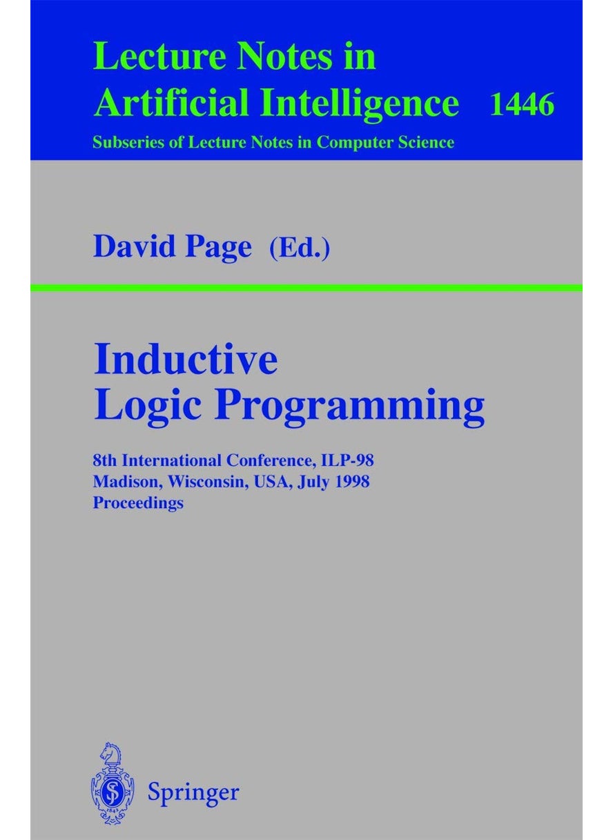 Inductive Logic Programming: 8th International Conference, ILP-98, Madison, Wisconsin, USA, July 22-24, 1998, Proceedings 