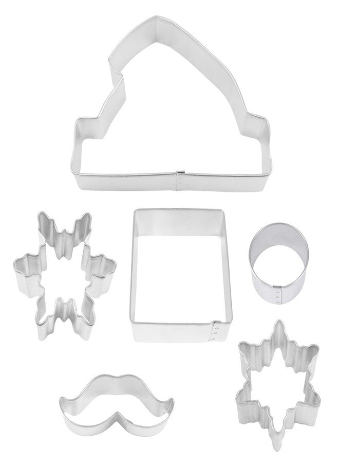 Anniversary House Santa Claus Cookie Cutter Set, 6-Piece, Gray - Image 2