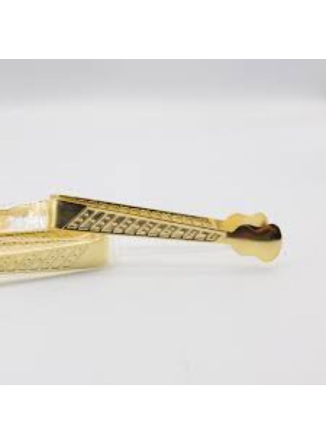 ملقط فحم ذهبي ١ قطعة - Image 2