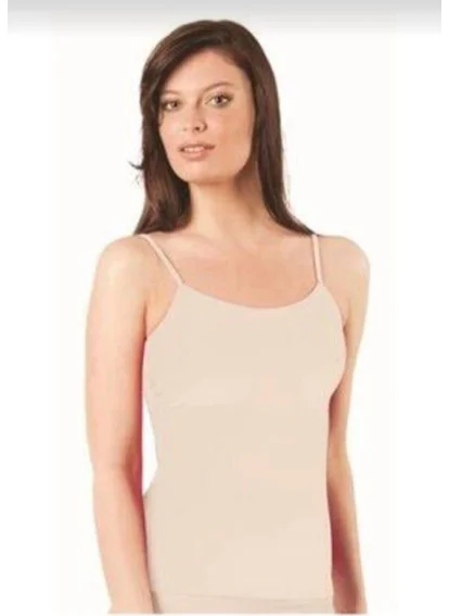 Elit Life 846 (At-01) Women's Seamless Rope Suspender Undershirt 2 Pieces