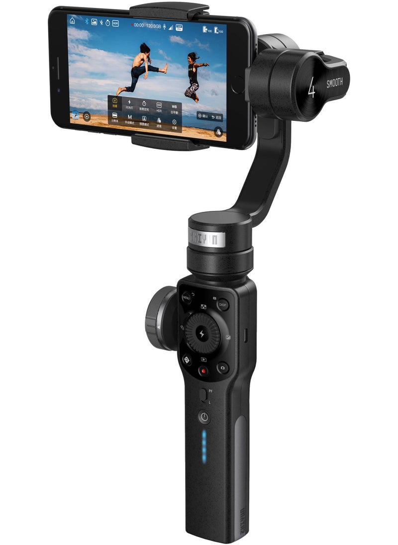 Zhiyun - Zhiyun-Tech Smooth-4 Smartphone Gimbal (Black) - Image 1