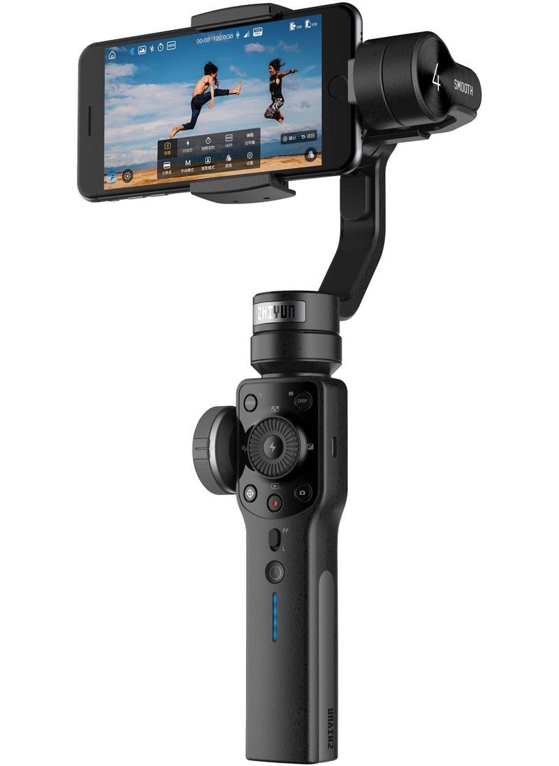 Zhiyun - Zhiyun-Tech Smooth-4 Smartphone Gimbal (Black) - Image 1