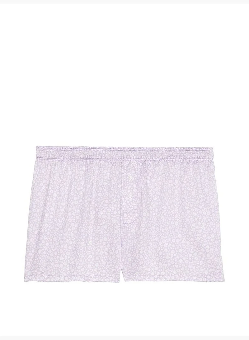 PINK TENCEL™ Boxy Pajama Shorts