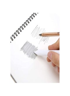 Keepsmiling Cape Smiling Black and White Pencil Set with Blending Trunks and Knotted Erasers for Artist Students (Drawing Set)  - Image 4