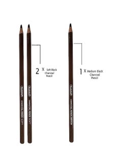 Keepsmiling Cape Smiling Black and White Pencil Set with Blending Trunks and Knotted Erasers for Artist Students (Drawing Set)  - Image 5