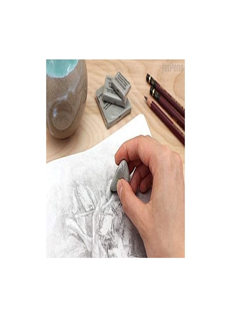 Keepsmiling - Cape Smiling Black and White Pencil Set with Blending Trunks and Knotted Erasers for Artist Students (Drawing Set) - Image 1