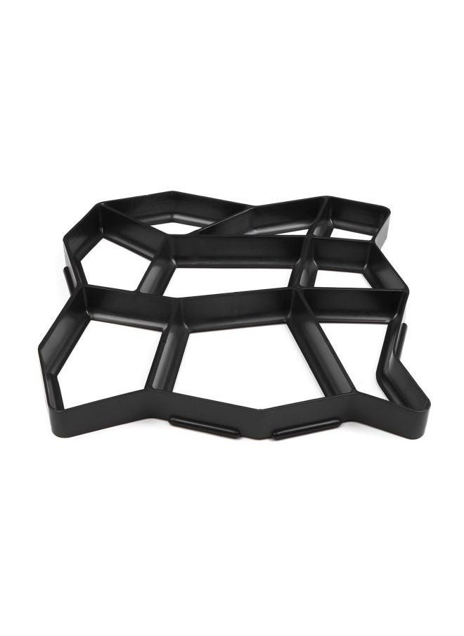 Generic 2 pcs Concrete Cement Stone Design Paver Walk Mould Black 35x35x3.6cm，Stone Moldings Paving Pavement Concrete Molds Stepping Stone Paver Walk Way Cement Mold for Patio, Lawn & Garden  - Image 5