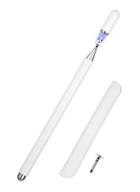Stylus,  Capacitive Pen High Sensitivity & Fine Point Dsic Tip, Magnetism Cover Cap, Universal for Apple/iPhone/Ipad pro/Mini/Air/Android/Microsoft/Surface and Other Touch Screens