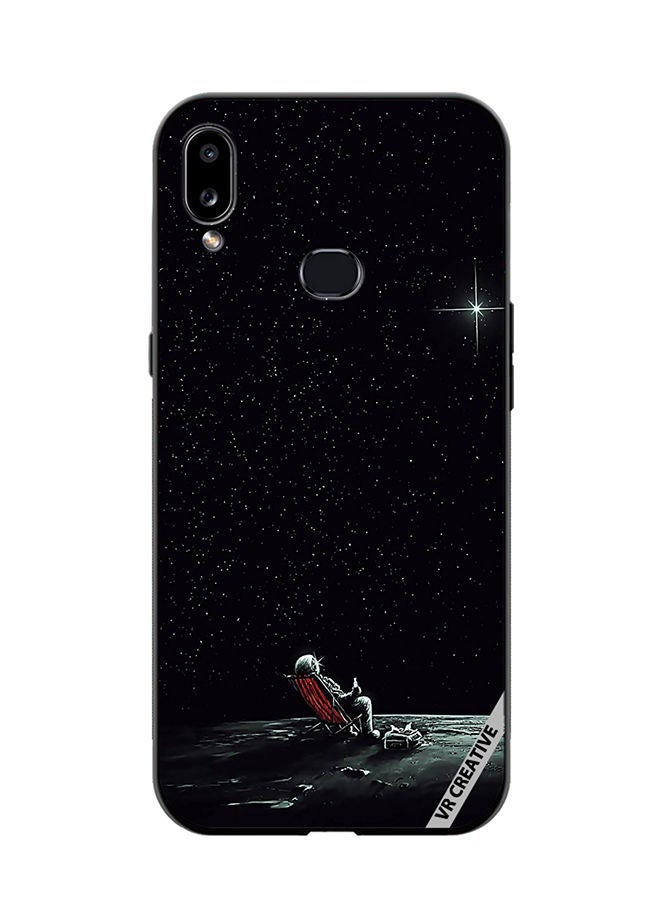 VR CREATIVE Protective Case Cover For Samsung Galaxy A10s Galaxy Star Space Design Multicolour - Image 1
