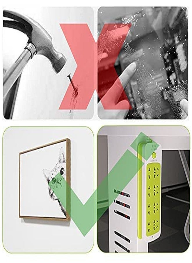 COOLCOLD Wall Stickers, Double Sided Tape, Double Sided Tape Heavy Duty, Self Adhesive Square Pads for Mounting, No Trace Sticker for Home, Office, Kitchen (Transparent, Pack of 10) - Image 2