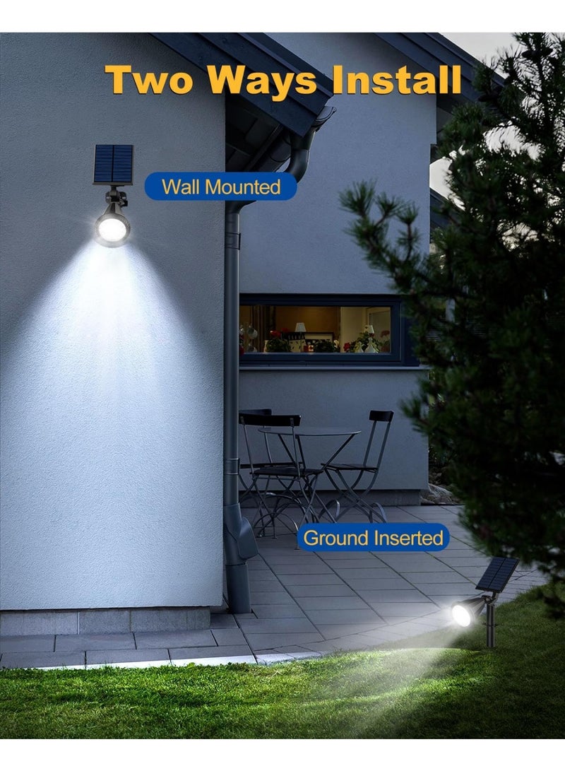 PRIME SOLE Solar Landscape Spotlights Outdoor Garden Lights with Adjustable Heads, Waterproof Pathway Lighting for Yard Lawn Driveway Trees Walkways Decorative Energy Saving Illumination Set - Image 5
