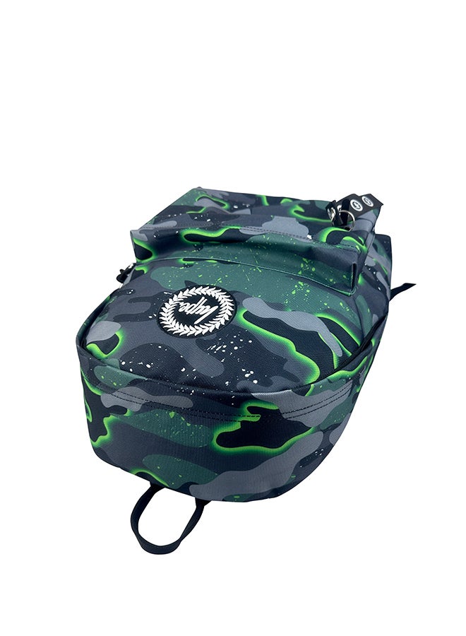 Hype Backpack Iconic Green Glow Camo - Image 4