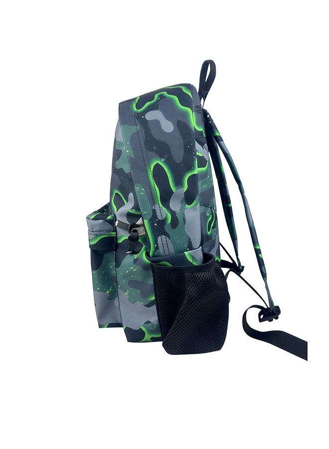 Hype Backpack Iconic Green Glow Camo - Image 2