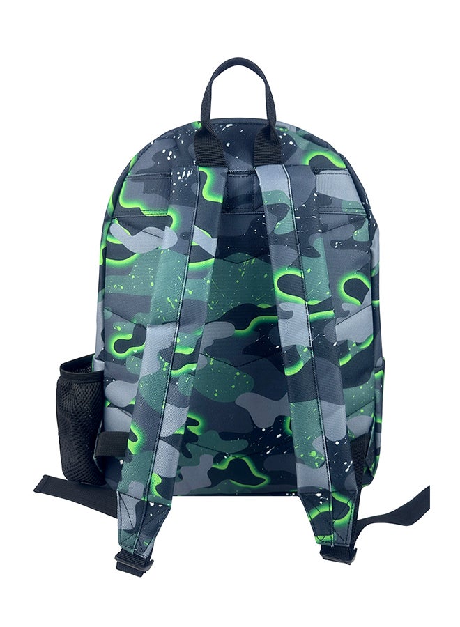Hype Backpack Iconic Green Glow Camo - Image 3