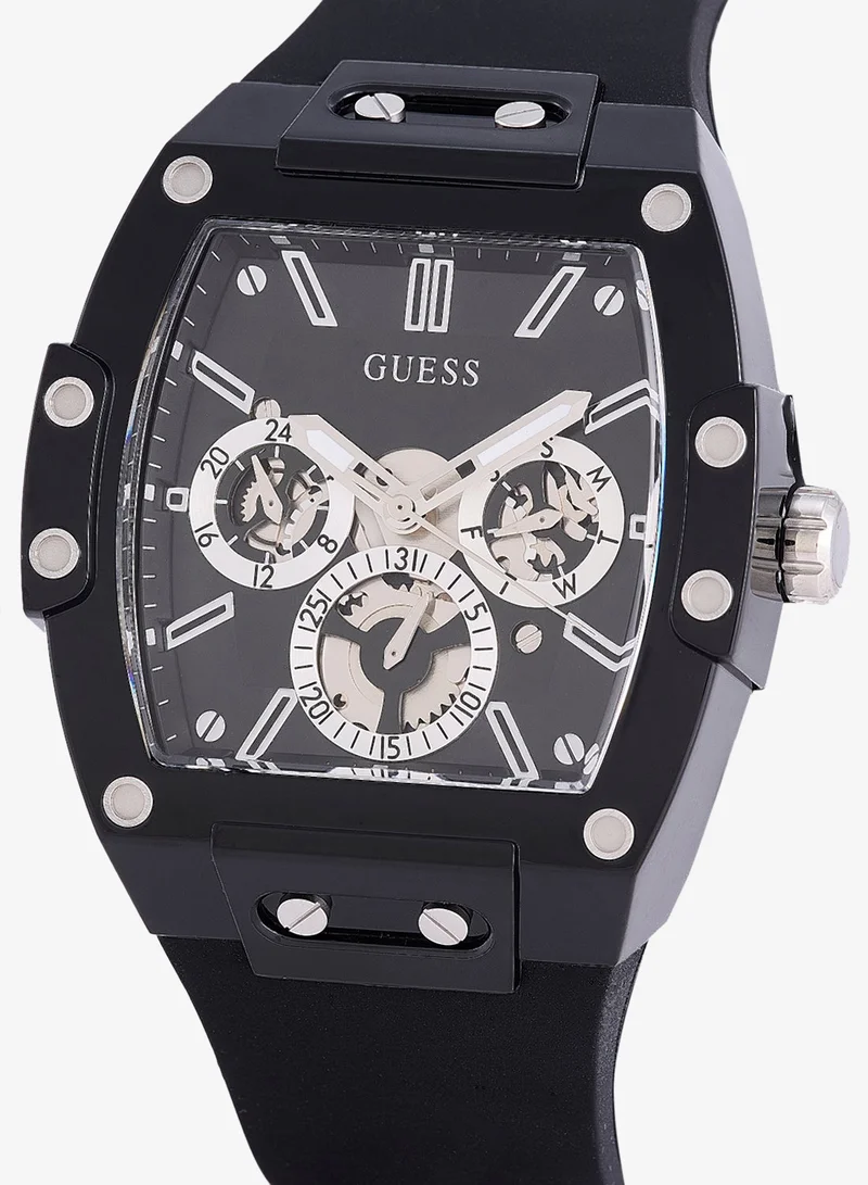 GUESS Mens Black Multi-function Watch