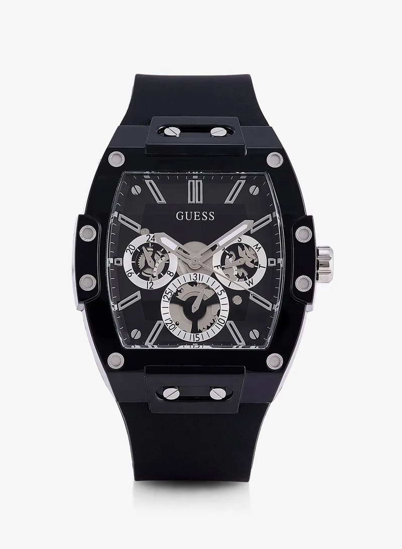 GUESS Mens Black Multi-function Watch