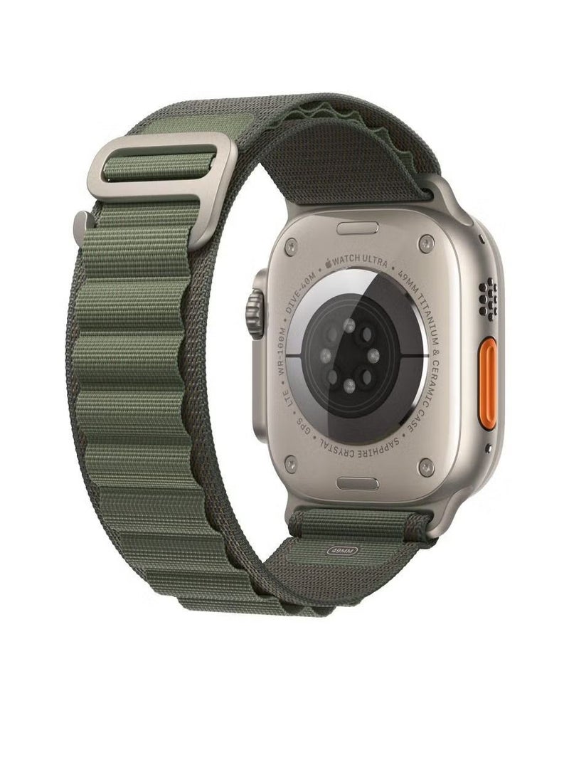 Replacement alpine loop apple Watch Ultra Band for 41/40/38mm Green