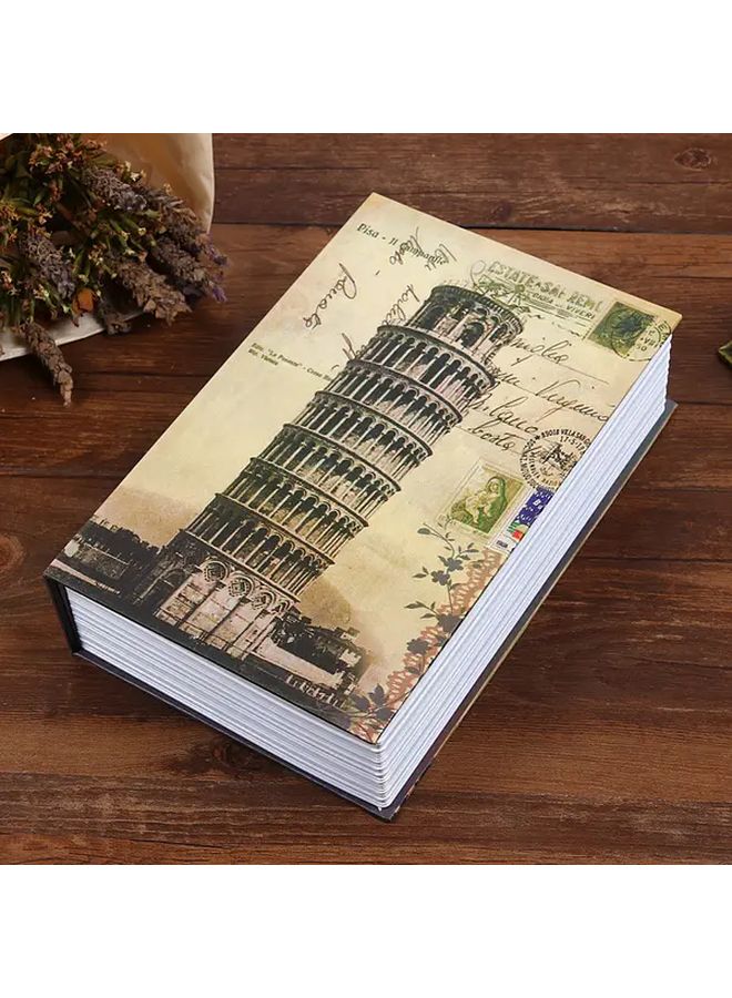 Code Color Hidden Metal Book Safe With Key Lock And Combination Dial - Image 5