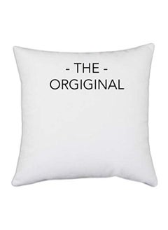 UDNAG UDNAG White Polyester The Orgiginal Pillow Cover 16 Inch X 16 Inch 