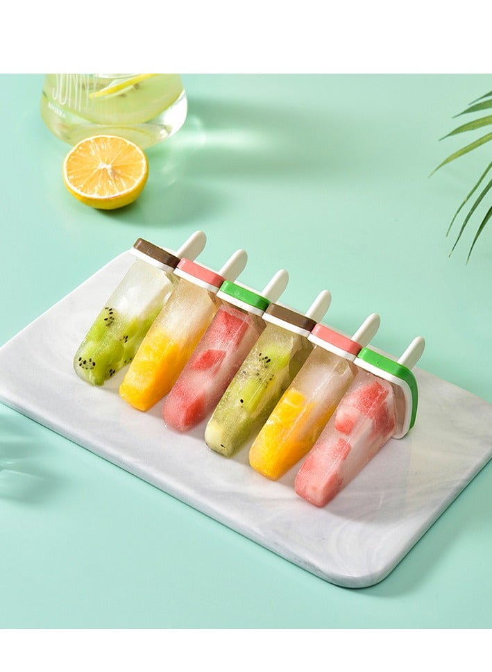AROAQ Ice Cream Mold, Water Melon Shape Cover Ice Cream Mold, Durable Longlasting Silicone Popsicle Molds For Making Ice Creams  - Image 2