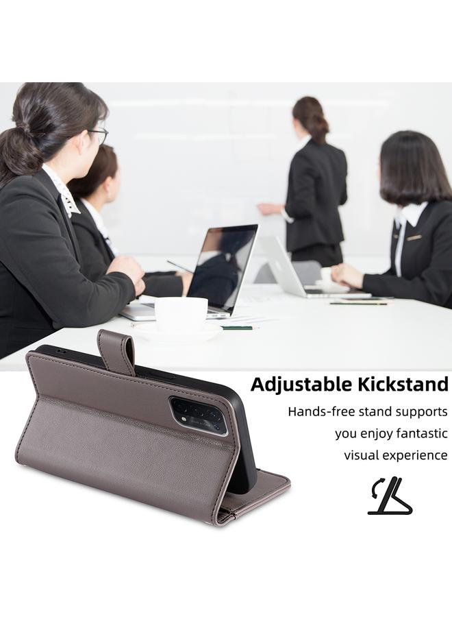 erorex Case For OPPO A54 5G Sheep Texture Cross-body Zipper Wallet Leather Phone Case - Image 5