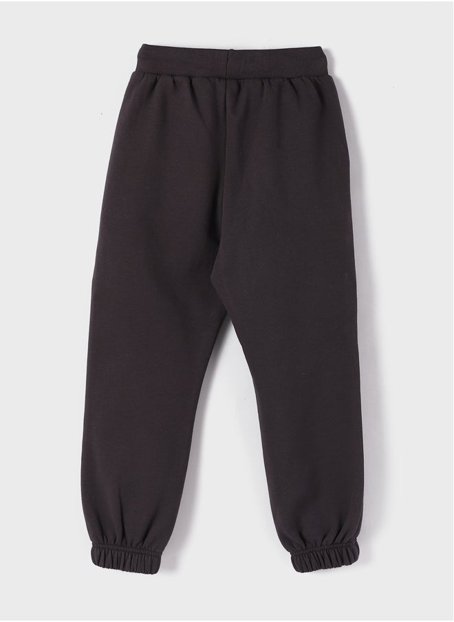 LC WAIKIKI Elastic Waist Printed Girl's Sweatpants  - Image 2