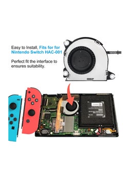 Excefore New Replacement Internal Cooling Fan, CPU Heatsink Cooler, Compatible with Nintendo Switch HAC-001 NS 2017 Console, PlayStation 4 Console, with PH1 Screwdriver Repair Tool Kit  - Image 5