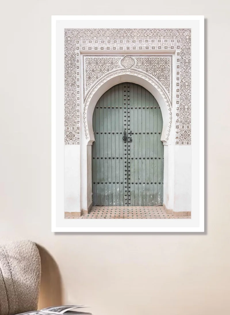 Drawdeck Green door in Marrakesh
