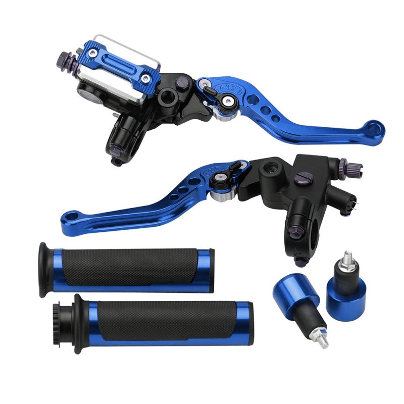 Motorcycle 7/8'' 22mm Handlebar Brake Master Cylinder Clutch Lever Left & Right Set Universal Fit for Scooters Sports Bicycle Road Bicycle ATV Aluminum Alloy Motorcycle Master Cylinder Lever - Image 3