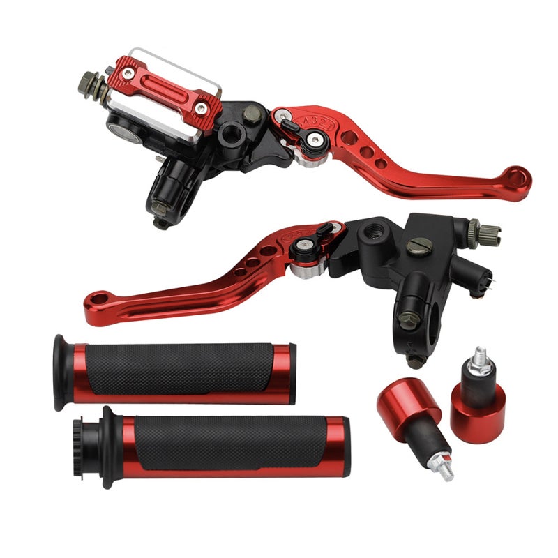 Motorcycle 7/8'' 22mm Handlebar Brake Master Cylinder Clutch Lever Left & Right Set Universal Fit for Scooters Sports Bicycle Road Bicycle ATV Aluminum Alloy Motorcycle Master Cylinder Lever - Image 4