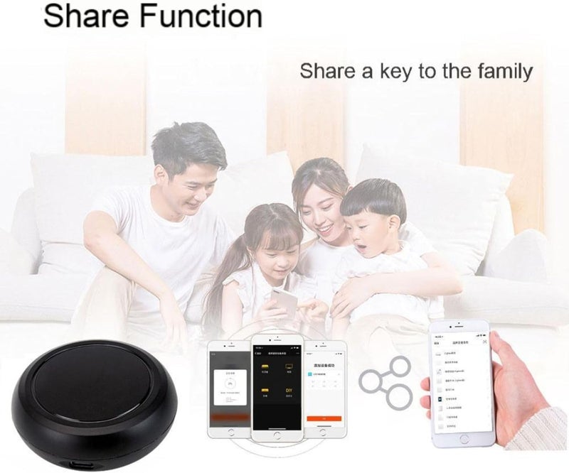 جهاز تحكم عن بعد ذكي WIFI IR/RF - التحكم الأمثل في المنزل الذكي للتكييف والتلفزيون والمروحة، التحكم الصوتي مع Alexa و Google Home، أكثر من 50,000 رمز سحابي وتوافق مع 95% من العلامات التجارية (IR-1Pack) - Image 5
