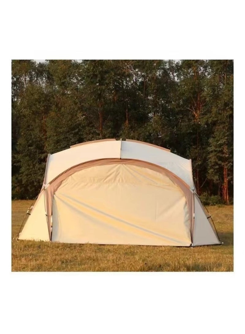 بلو فاير خيمة قبة كبيرة الحجم تسع 5-10 أشخاص | خيمة تخييم عائلية مقاومة للماء مع حماية من أشعة الشمس UV | مظلة قماش أكسفورد فضي مطلي | سهلة التركيب مع جدران شبكية | خيمة محمولة للشاطئ، التنزه، الصيد والحديقة - Image 5