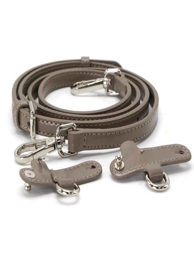 حقائب صغيرة من بانبلن، حزام كتف جلدي، لون تيراكوتا، بيج، أزرق بحري (CITY-POUCH-Taupe) - Image 1