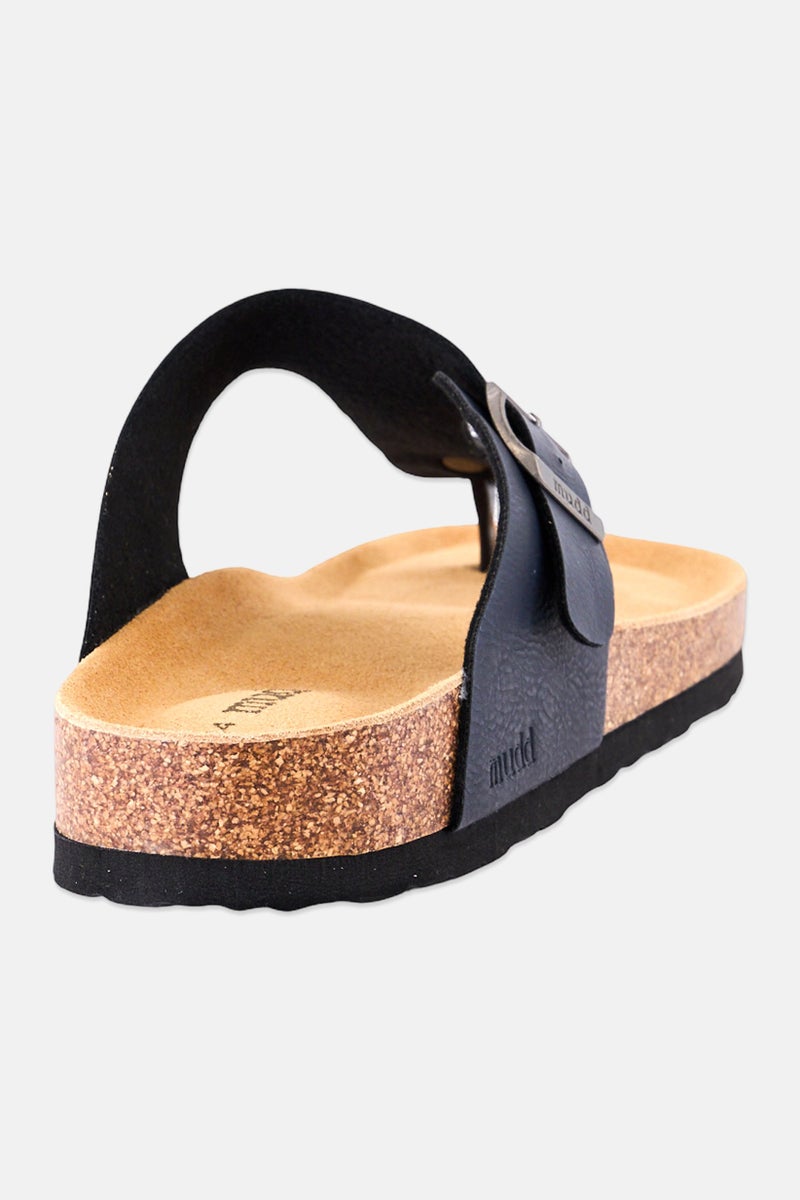 Mudd Men Slip On Cork Sandals, Dark Navy Blue - Image 3