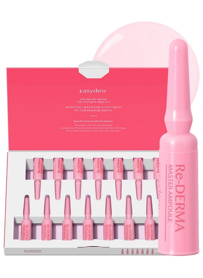 EASYDEW DW-EGF Peptide Re-DERMA Master Ampoule - Korean Anti-Aging Skincare Facial Serum - Firming, Restore skin vitality, Smooth fine lines and wrinkles with Oligo peptide, Niacinamide - 0.42fl. oz. - Image 1