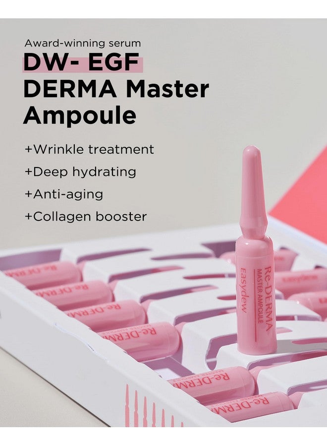 EASYDEW DW-EGF Peptide Re-DERMA Master Ampoule - Korean Anti-Aging Skincare Facial Serum - Firming, Restore skin vitality, Smooth fine lines and wrinkles with Oligo peptide, Niacinamide - 0.42fl. oz. - Image 2