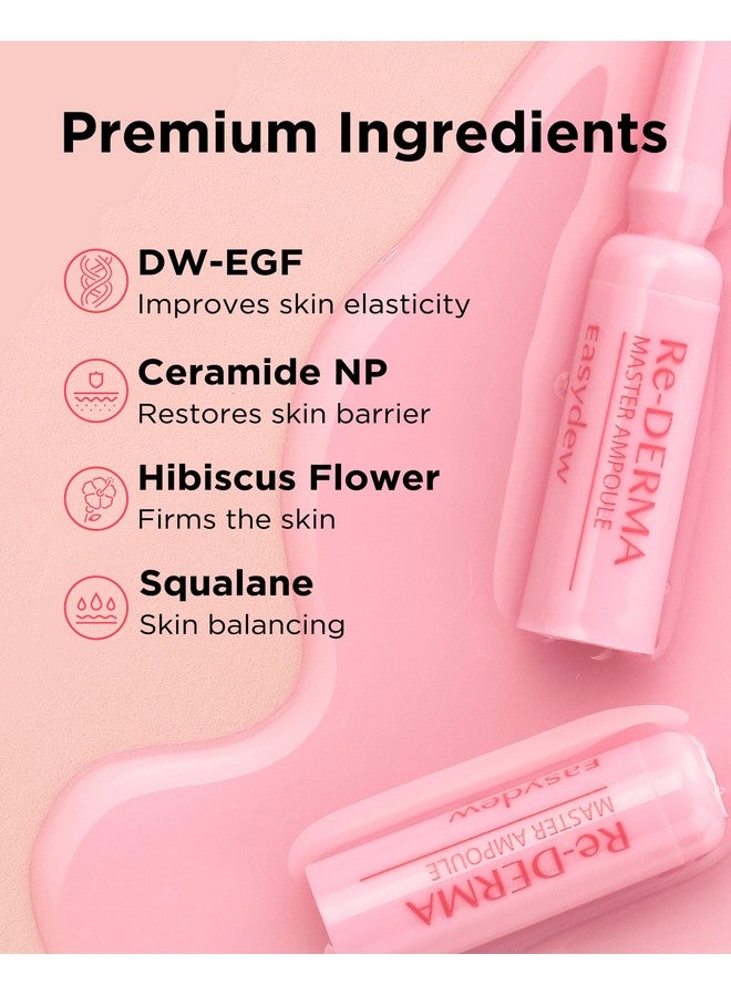 EASYDEW DW-EGF Peptide Re-DERMA Master Ampoule - Korean Anti-Aging Skincare Facial Serum - Firming, Restore skin vitality, Smooth fine lines and wrinkles with Oligo peptide, Niacinamide - 0.42fl. oz. - Image 3