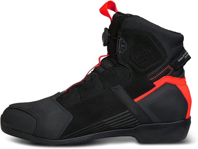 SHIMA EDGE VENTED Motorbike Boots for Men - Ventilated Leather Summer Riding Shoes - Image 5