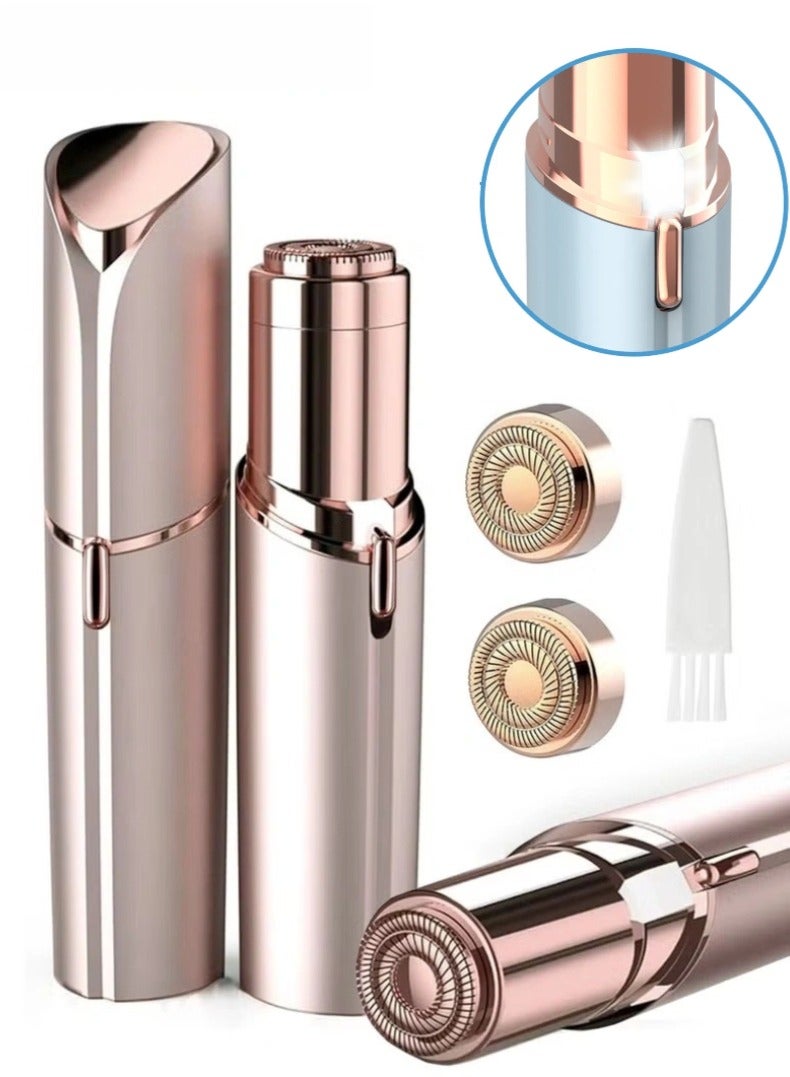 ONLYMAY Facial Hair Remover for Women, Face Hair Trimmer, Rechargeable Women's Facial Shaver, Painless Lady Shavers for Women for Face Hair, Upper Lips, Peach Fuzz, Bikini Body - Image 1