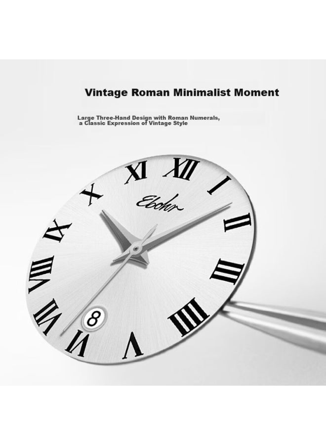 Ebohr New Vintage Little Beauty Women's Watch Steel Band Quartz Ladies Watch New Year Valentine's Day Gift For Girls - Image 4