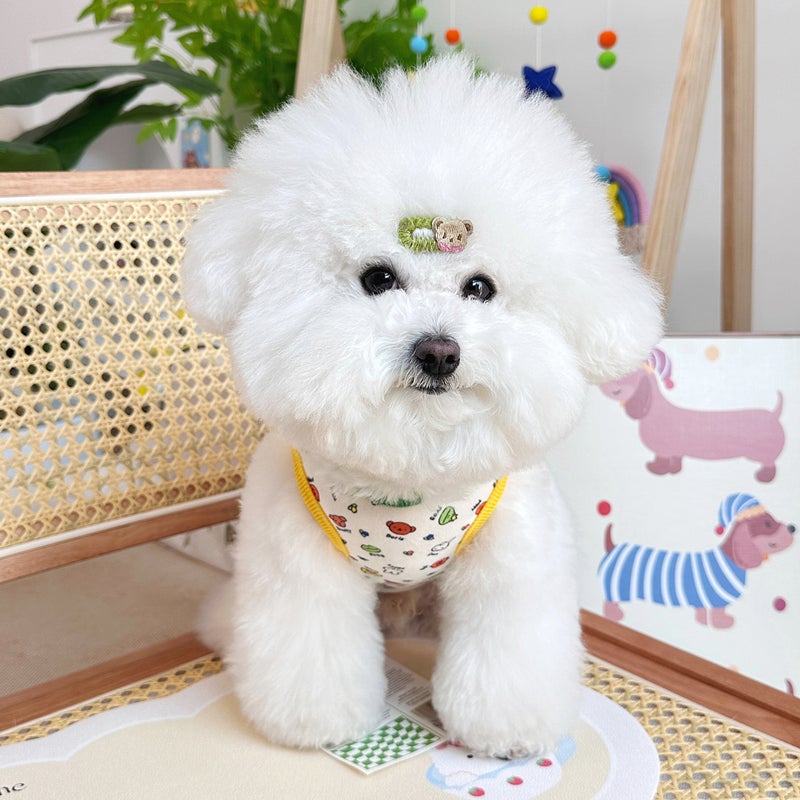 Fleece Pet Vest for Small to Medium Dogs, White - Image 4