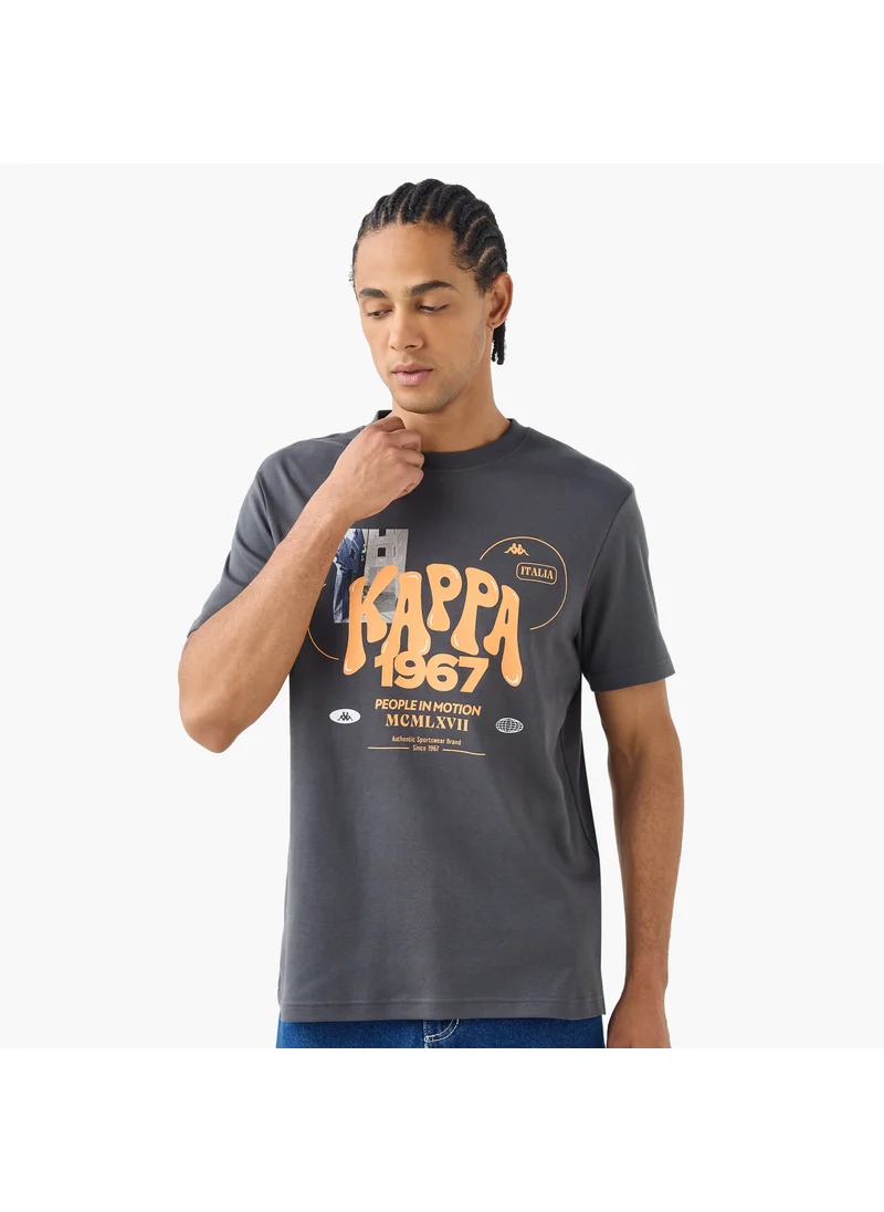Kappa Kappa Logo Print Crew Neck T-shirt