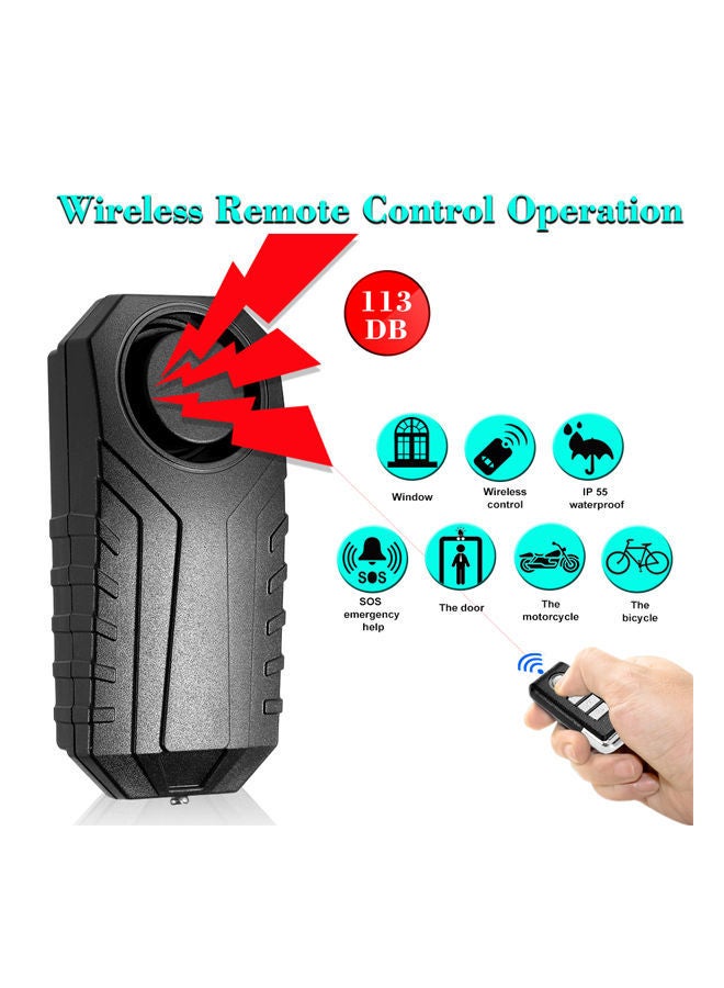 NIBEMINENT Wireless Security Alarm System Black 11.3x2.9x9.6centimeter  - Image 3