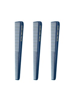 Allegro Combs Allegro Combs 450 Tapered Hair Cutting Combs Barber Hair Hairstylist Combs Womens Combs Mens Pocket Combs Made In The USA 3Pcs Teal 